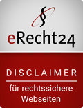 eRecht24 - Siegel - Disclaimer